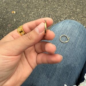 Elegant Gold Hoop Earrings
